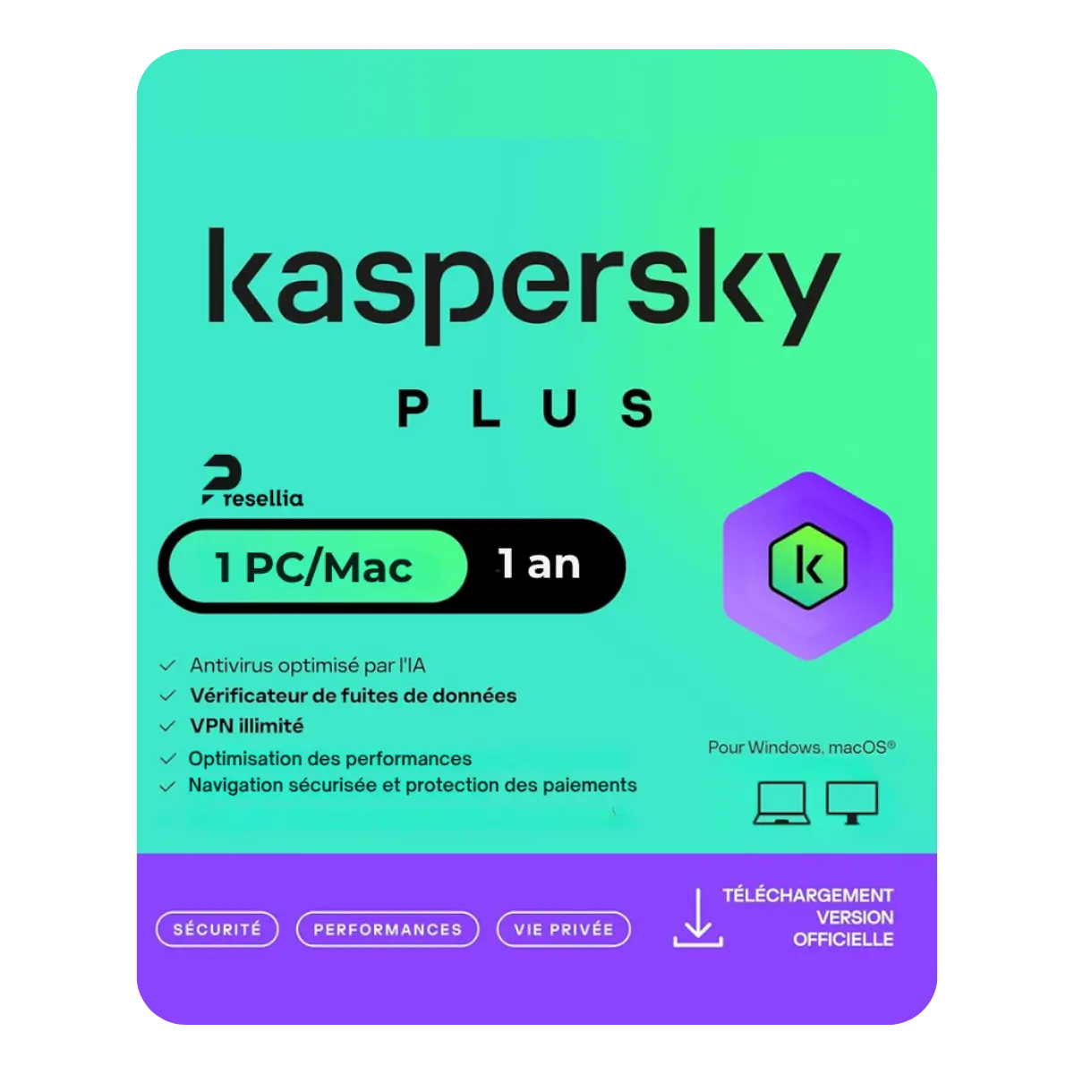 Kaspersky Plus - 4 Postes